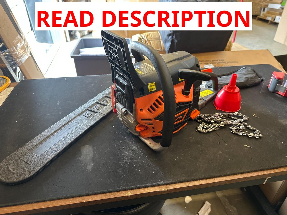Vevor 62cc Gas Chainsaw