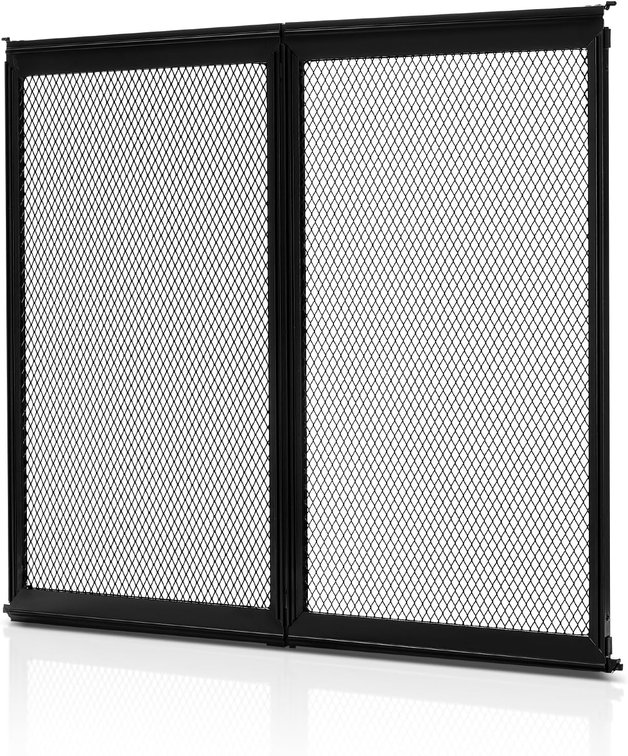 VEVOR RV Screen Door Protector, 22.5 x 20 in, Aluminum, Black