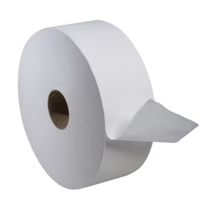 Tork Molnlycke 12021502 Jumbo Bath Tissue Roll, 2 Ply