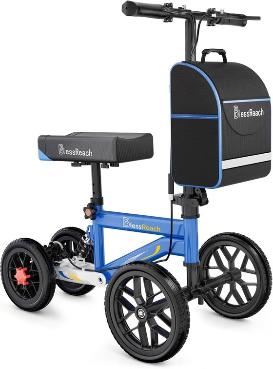 BlessReach All-Terrain Knee Walker for Adults