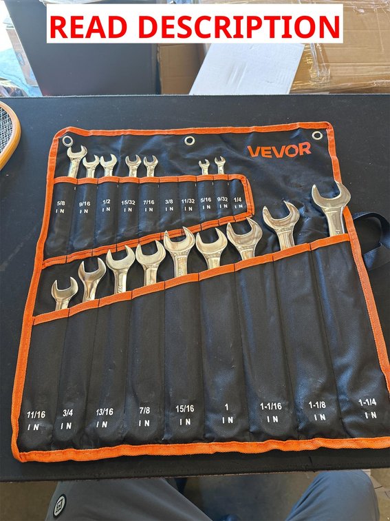 Vevor 16pc Standard Wrench Set