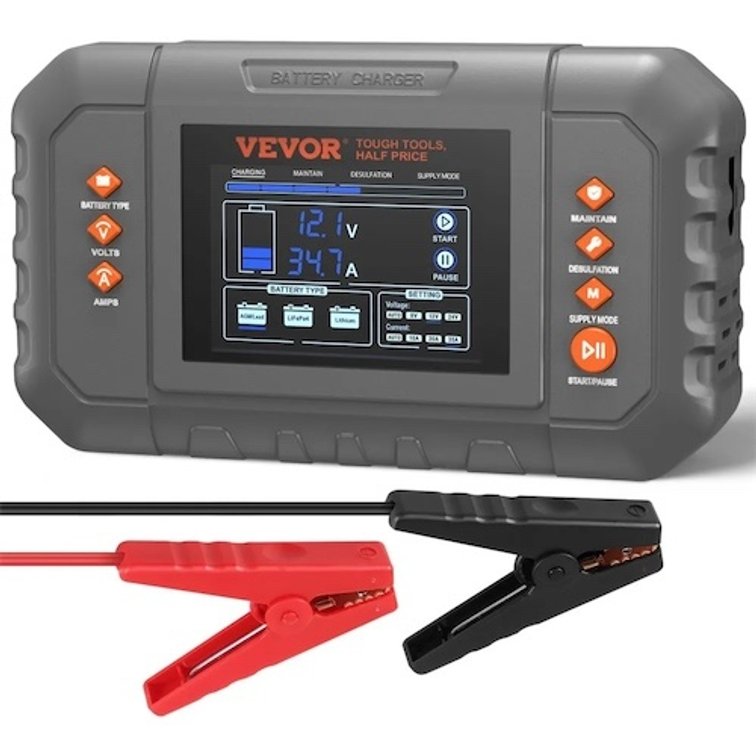 VEVOR Smart Battery Charger, 35-Amp
