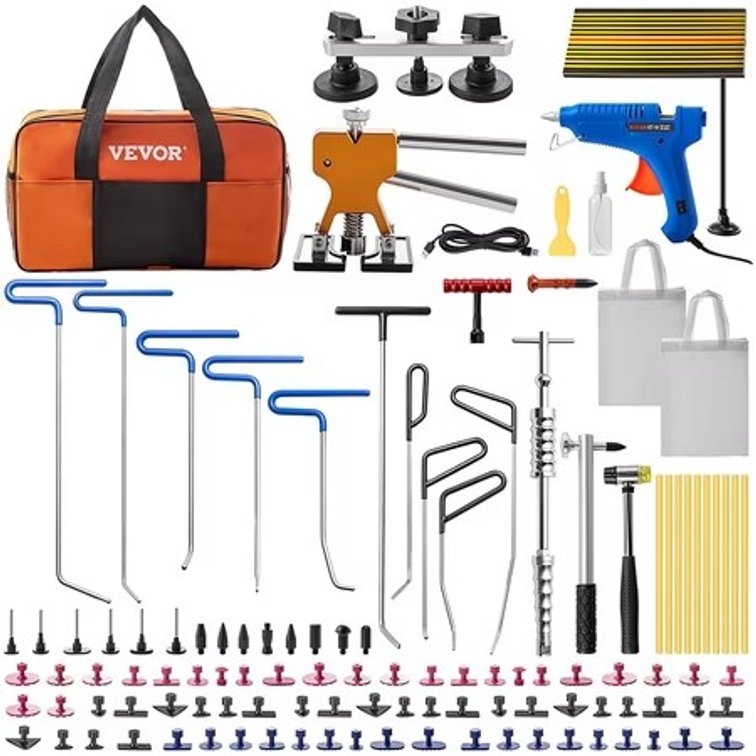 VEVOR Paintless Dent Rods 89 Pcs Dent Repair Kit