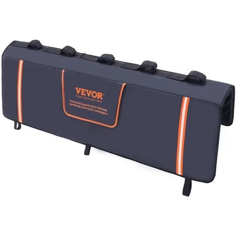VEVOR Tailgate Bike Pad 53" 5-Bike, Reflective Strips