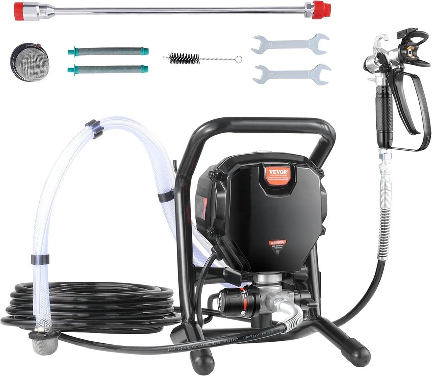 VEVOR 750W Stand Airless Paint Sprayer, 3000PSI