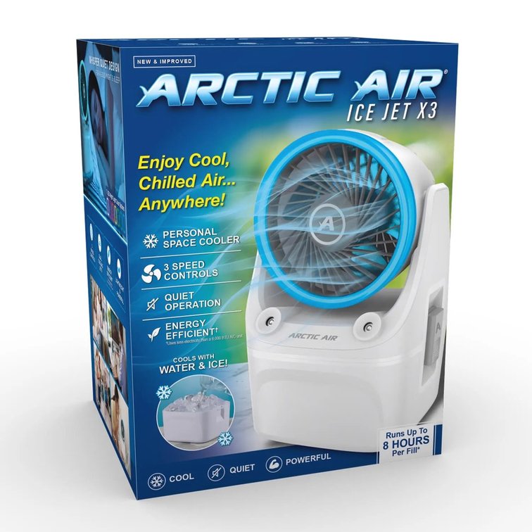 Arctic Air Ice Jet X3 150 sq ft 3-speed Portable AC & Cooler