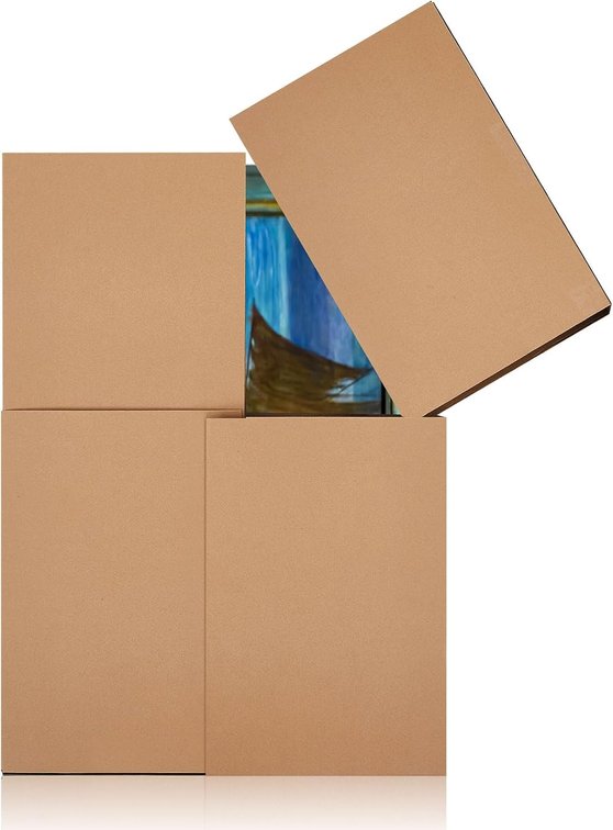 Ireer 1 Set Large Picture Mirror Moving Boxes for Artwork