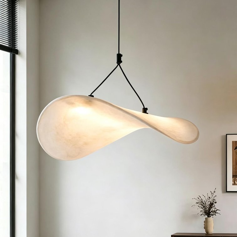 Wabi Sabi Pendant Light: Adjustable Farmhouse Chandelier