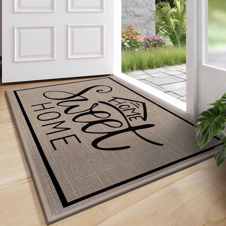 Vaukki Indoor Door Mat 17x30, Ultra Thin Doormat