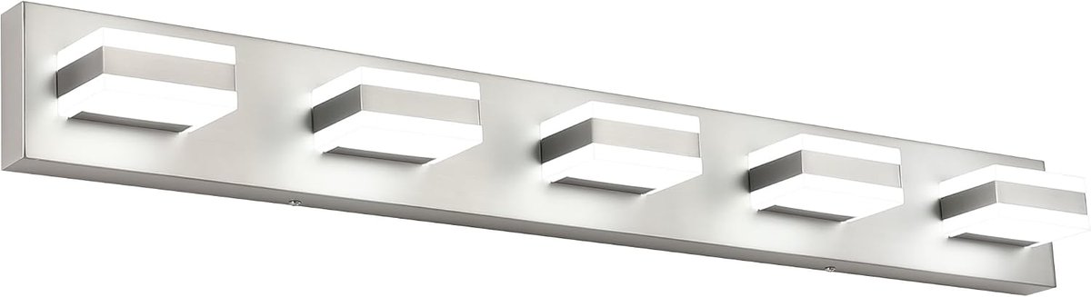 SOLFART 5-Light Brushed Nickel Vanity Light ETL Listed