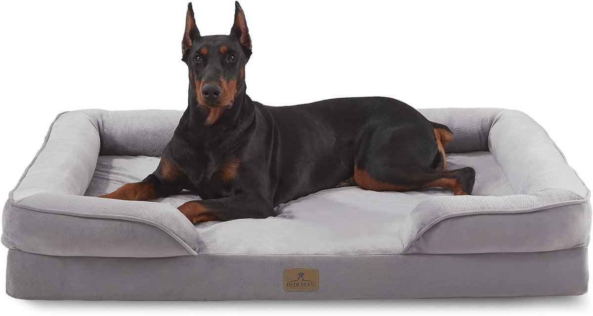 Bedfolks Orthopedic Dog Bed, Waterproof Sofa Bed for XL Dogs
