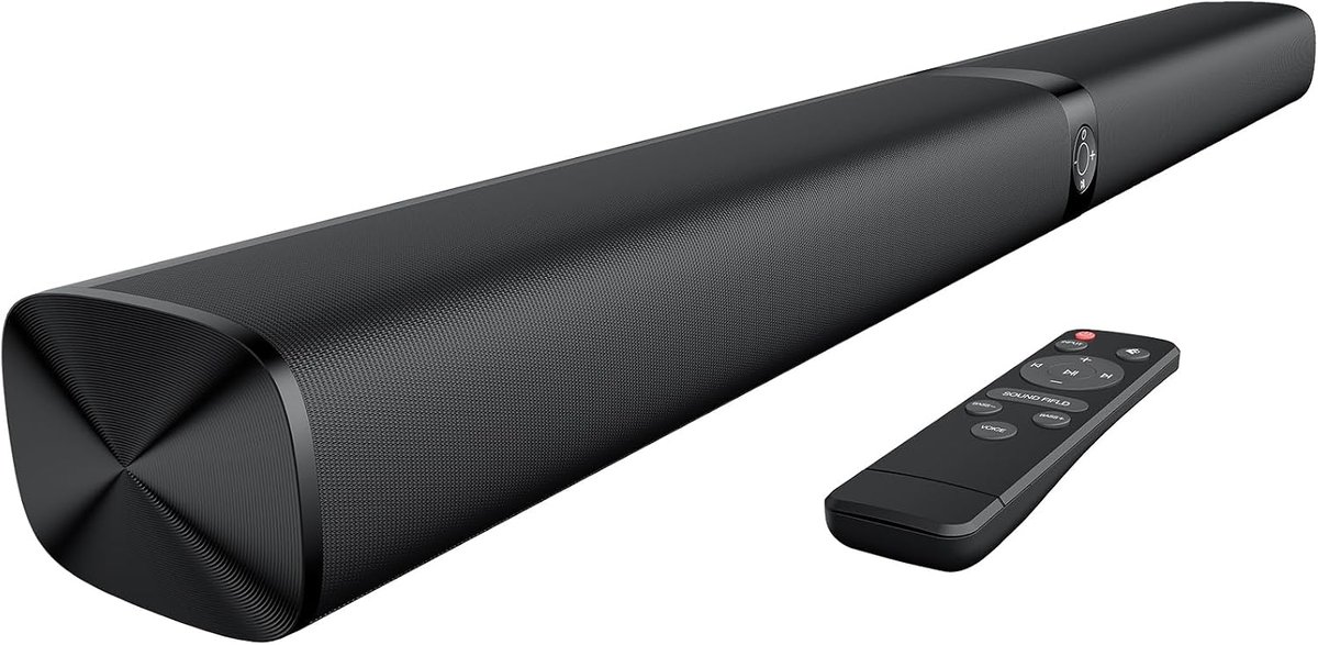 Sound Bar for Smart TV with Bluetooth/ARC/Opt/AUX, 3 EQ Modes