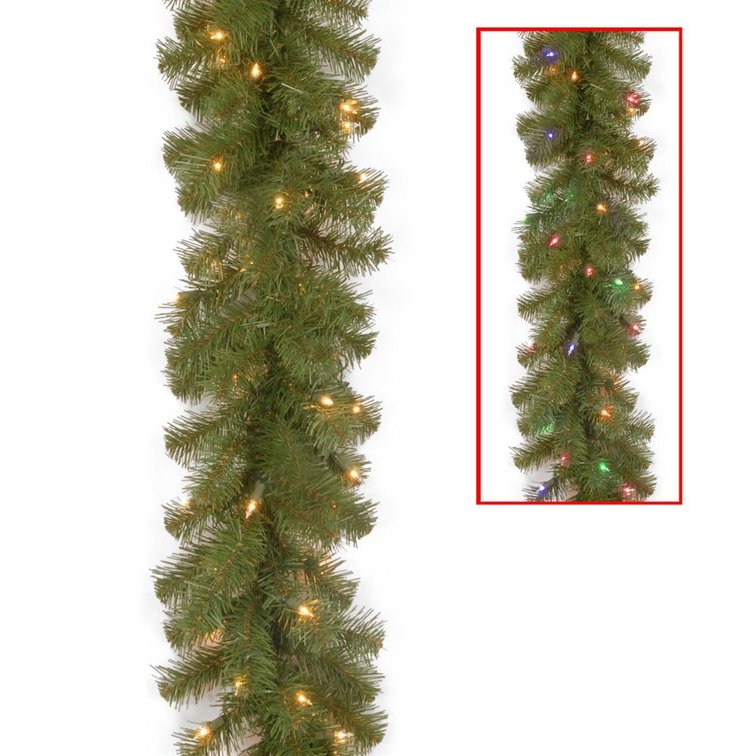 National Tree Company Pre-lit 9-ft Spruce Garland