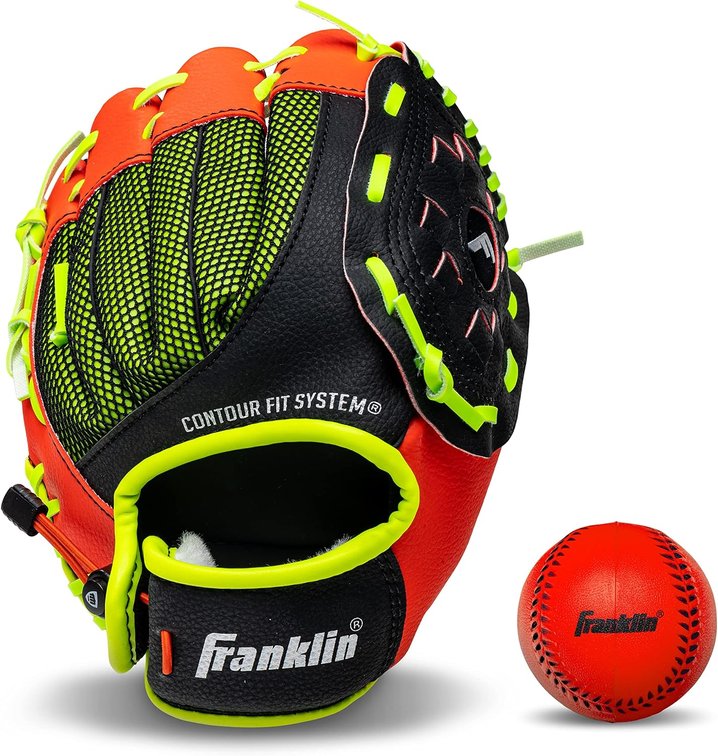 Franklin Sports Kids Baseball Glove - NeoGrip Tball Mitt