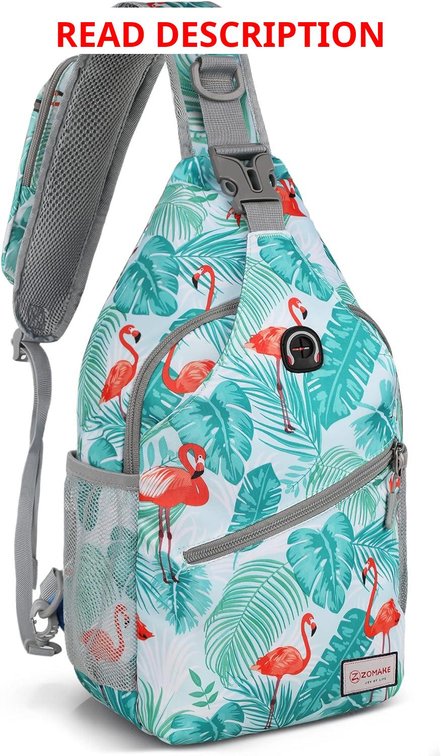 ZOMAKE Sling Bag Crossbody Backpack Daypack for Travel