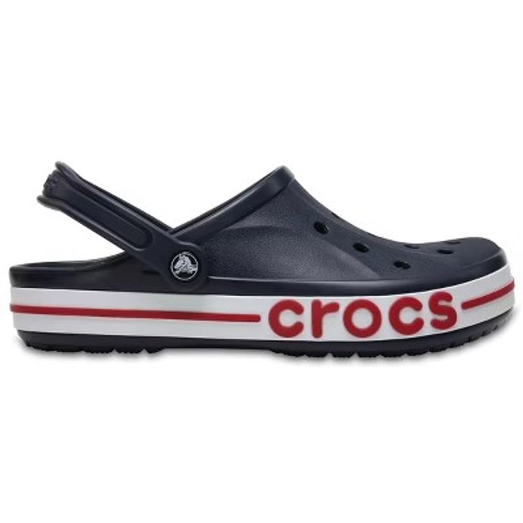 Crocs Adult Bayaband Clogs, Navy/Pepper, W11/M9