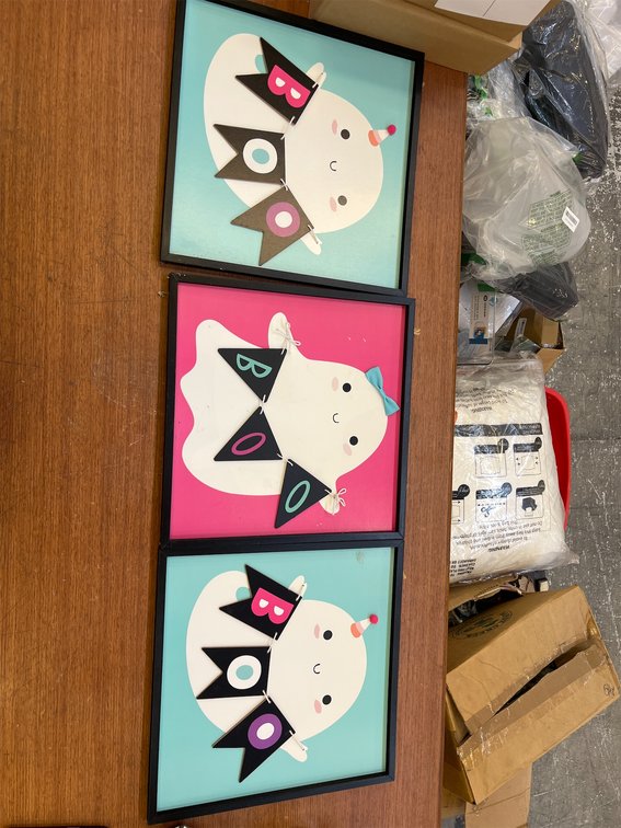 3 pack of Cute Ghosts Halloween Decorations