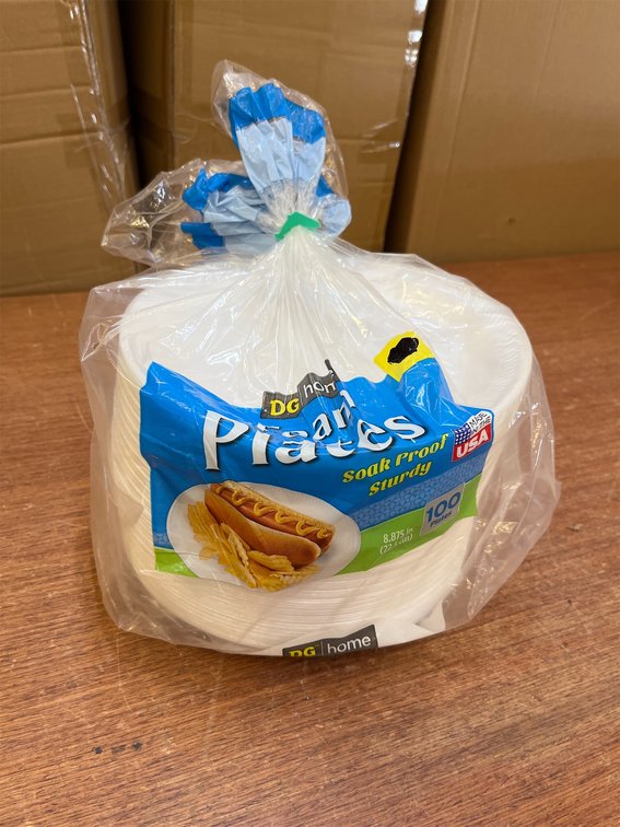 Dollar General Foam Plates 100 Count