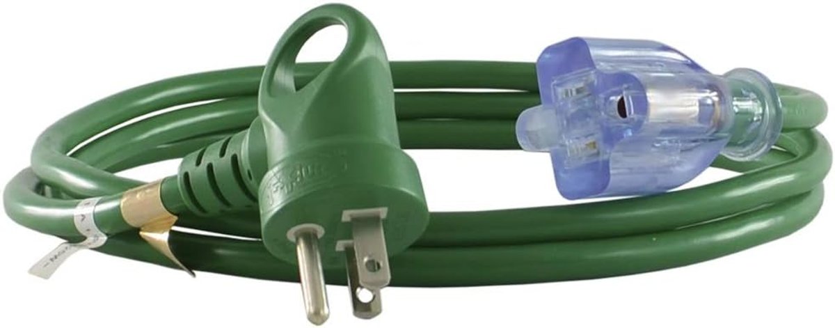 Conntek 24162-072 I-Ring Extension Cord 6-Ft 16/3 Green Plug