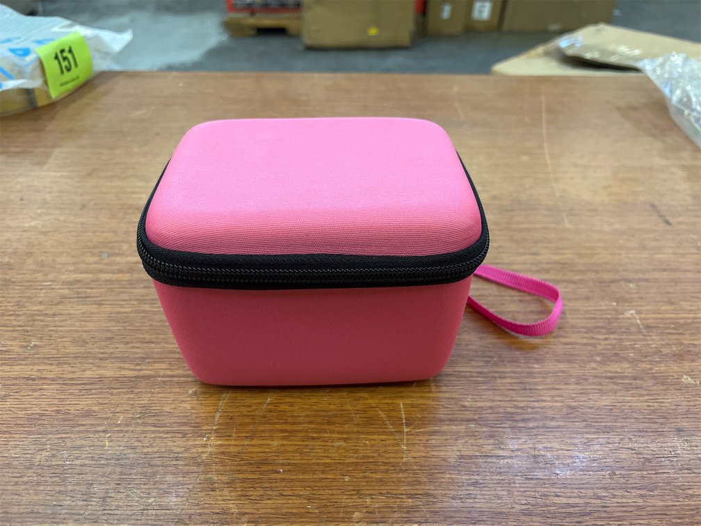 Pink and Black Carrying Case