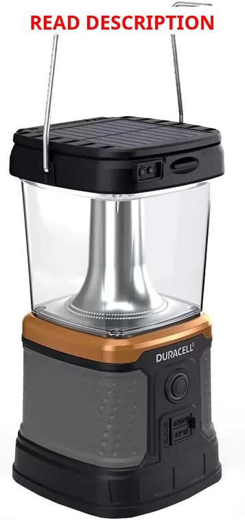Duracell Tri-Power Rechargeable Lantern 3000 Lumens with Qi