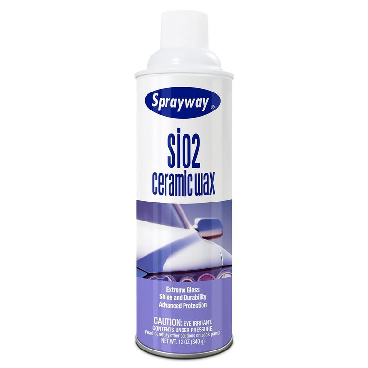 Sprayway Si02 Ceramic Wax, Extreme Gloss, Protection, 12 oz
