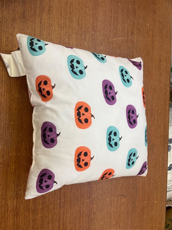 Jack-O-Lantern Halloween Festive Pillow