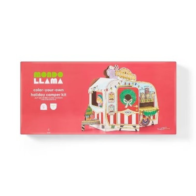 Christmas Craft Cocoa Camper Fort - Mondo Llama