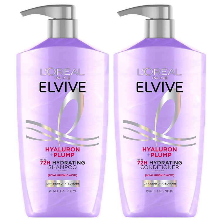 L'Oreal Elvive Hyaluron Plump Shampoo/Conditioner, 53 oz