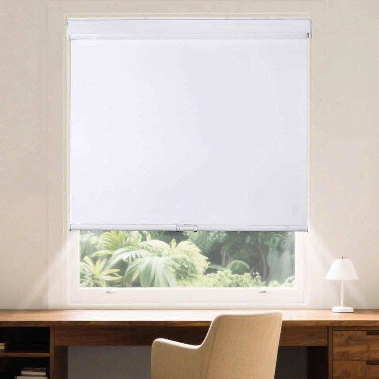 4pk Roller Window Shades Cordless Blackout Blinds (20.5x72) White