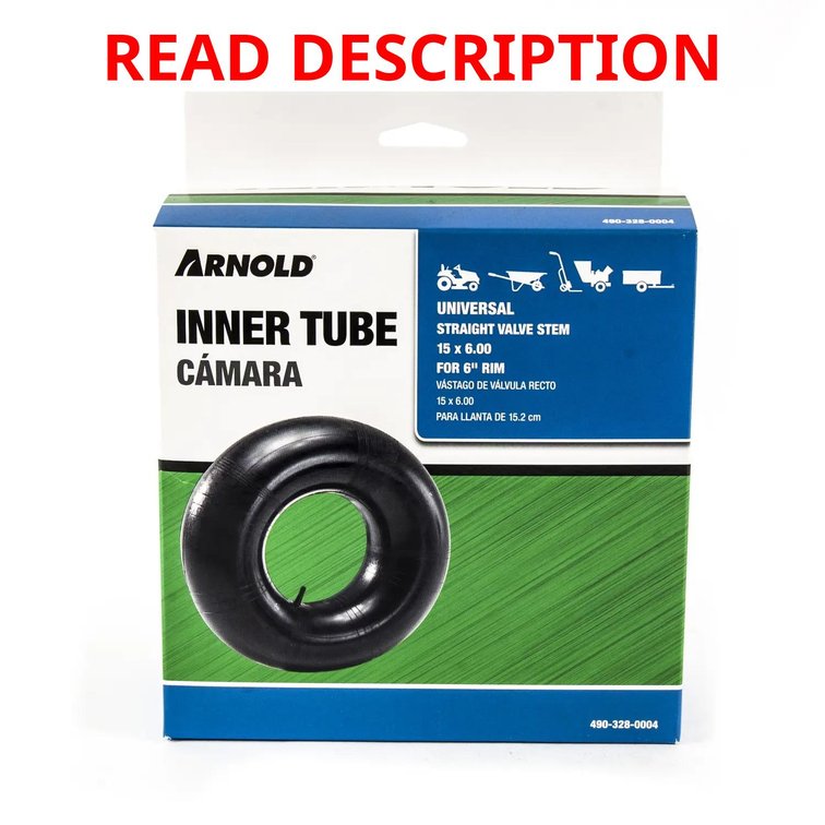 Arnold Straight Valve 6 in W x 15 in D Replacement Inner Tube