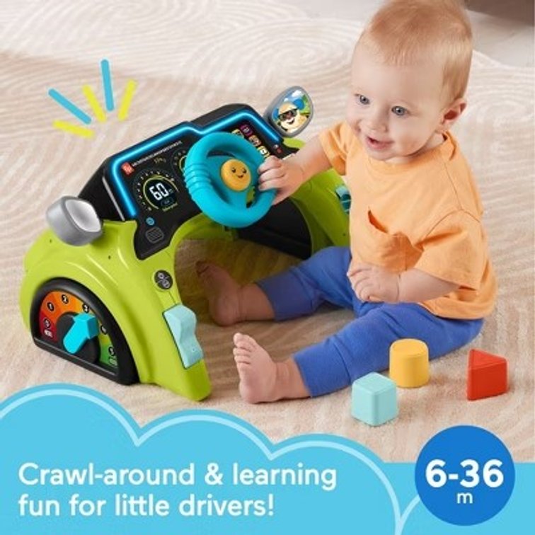 Fisher-Price Laugh & Learn Sit & Steer Driver Activity Center