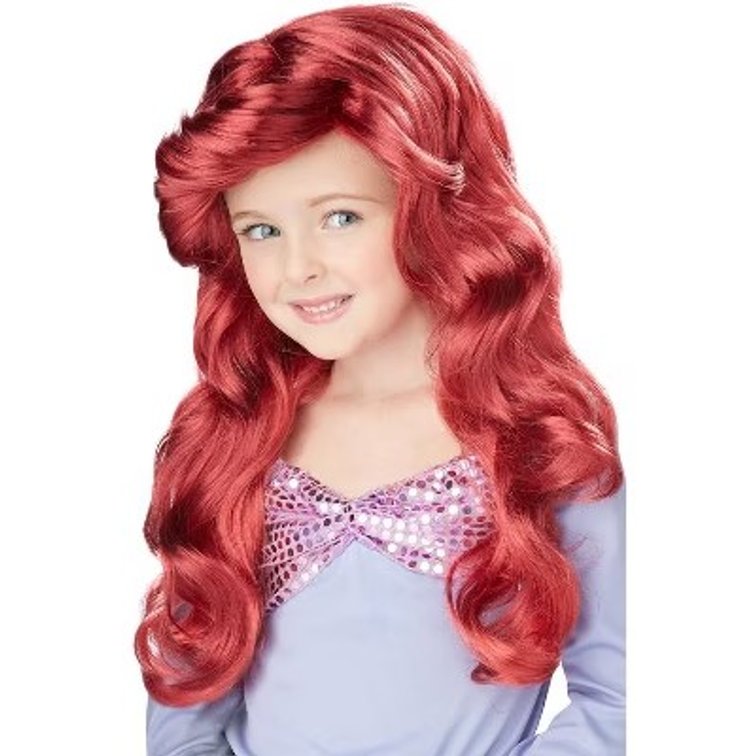 California Costumes Little Mermaid Costume Wig, Standard