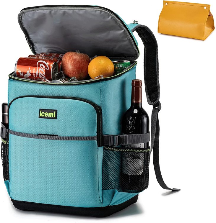 Insulated Cooler Backpack, 36-Can, Waterproof, Leak-Proof