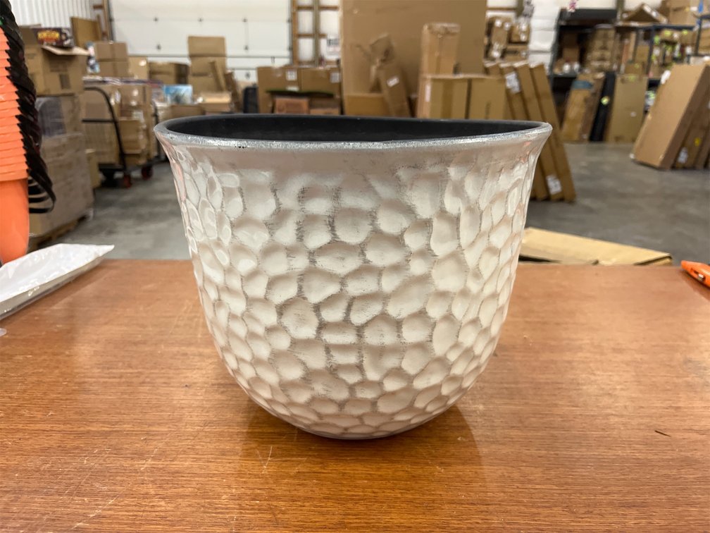 Big Plastic Textured Planter