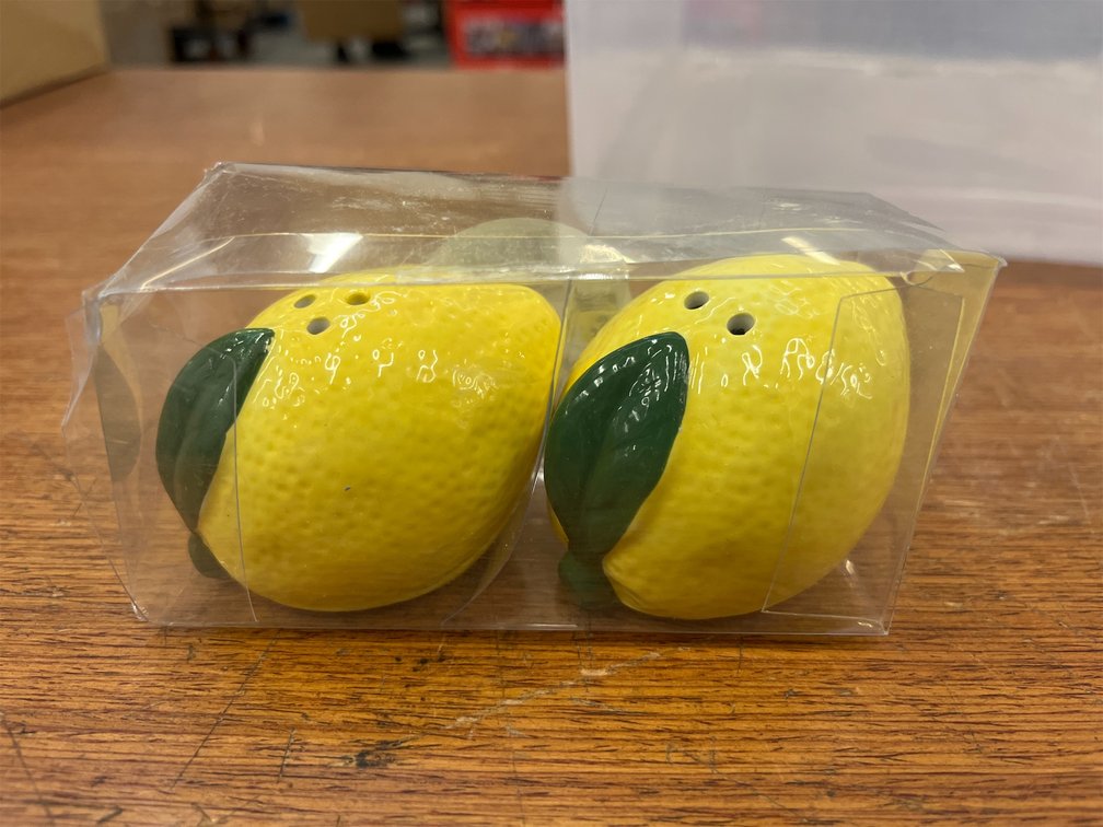 Lemon Salt and Pepper Shakers