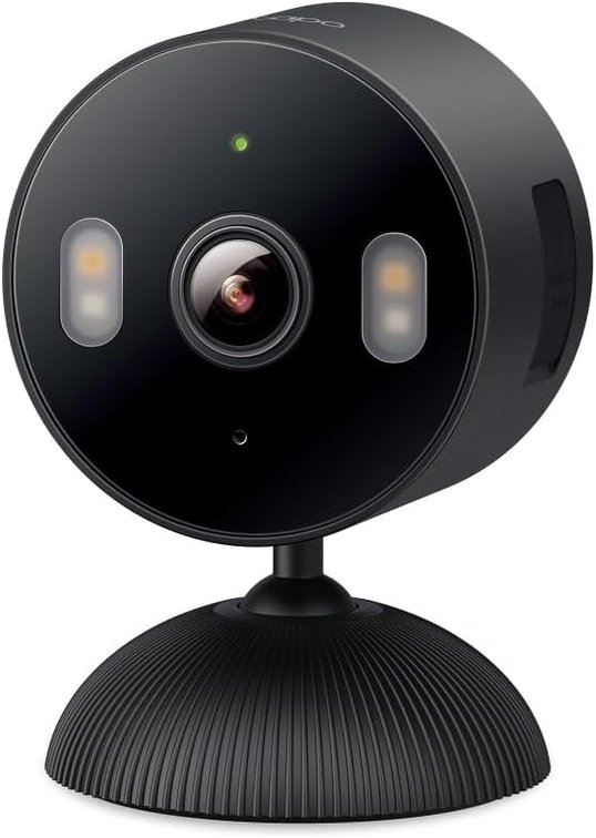 Tapo 1080p Indoor/Outdoor Security Camera, C104, Black
