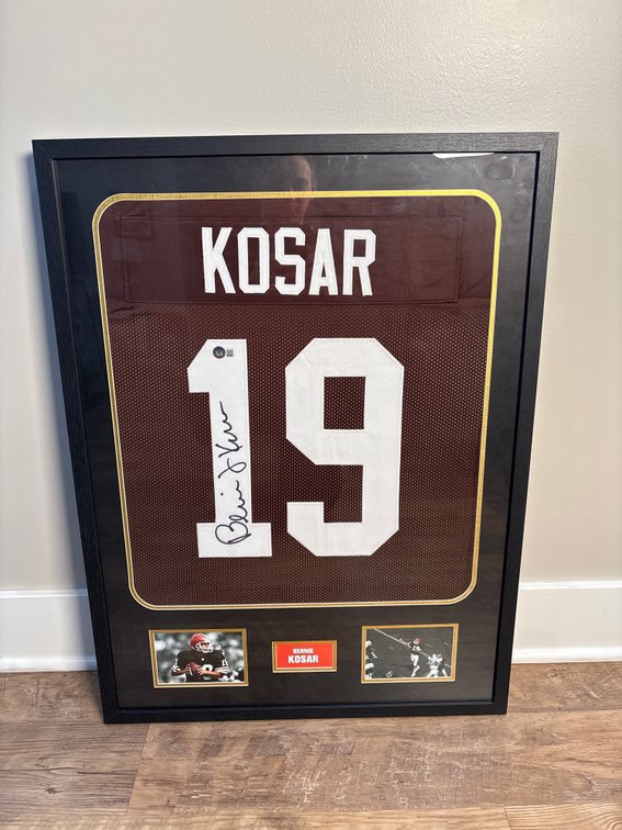 Bernie Kosar Autographed Jersey