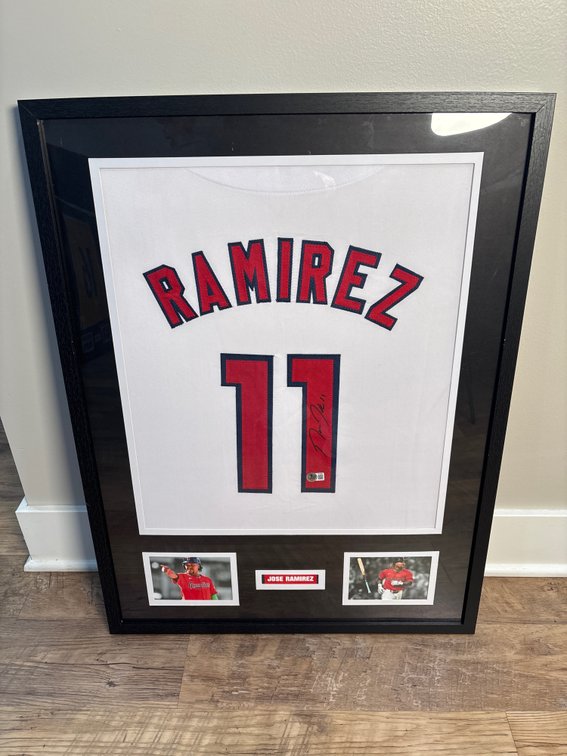 Jose Ramirez Autographed Jersey