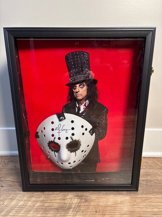 Alice Cooper Signed Mask