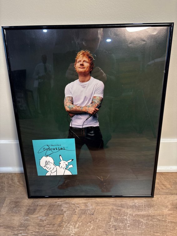 Ed Sheeran Signed Celestial Photo