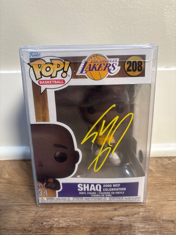 Shaquille O'Neal Autographed Funko Pop!