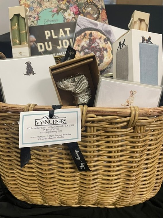 Ivy Nursery Gift Basket: Treasures for Home & Entertaining