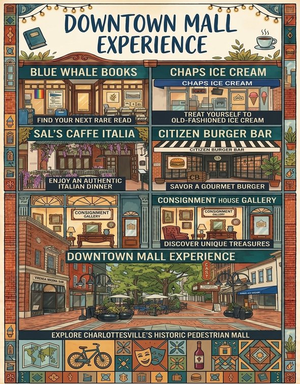Charlottesville Downtown Mall Experience