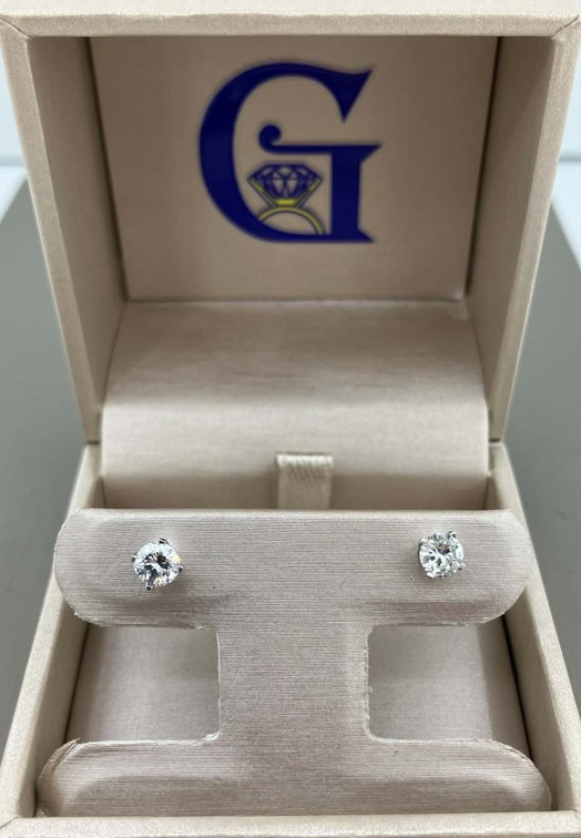 Diamond earrings, Necklace, Bracelet - jewelry lot - Gordons Jewelry