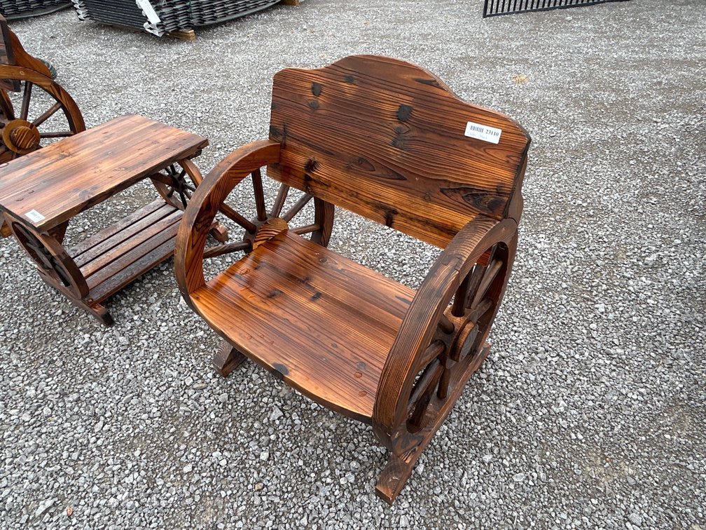 WOODEN WAGON CHAIR