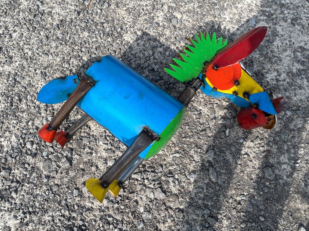 MULTI COLOR METAL MINI DONKEY