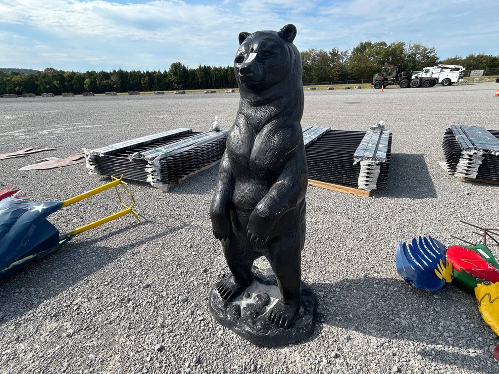 CURIOUS STANDING BEAR
