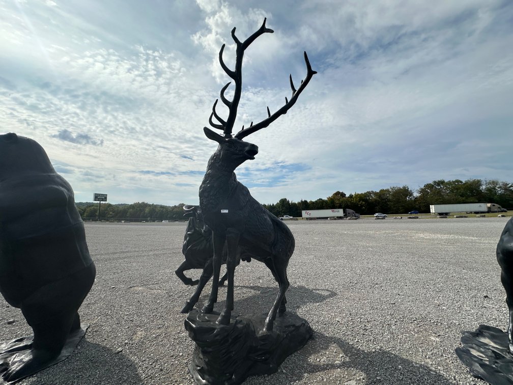 MAJESTIC ELK STATUE