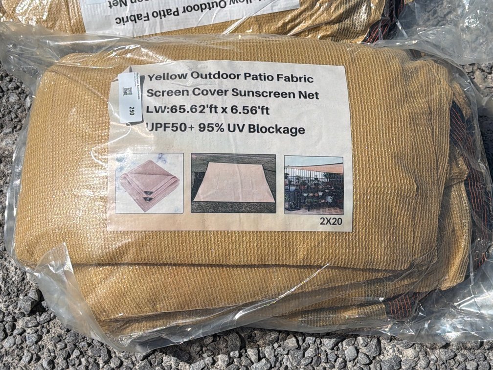 YELLOW OUTDOOR PATIO FABRIC